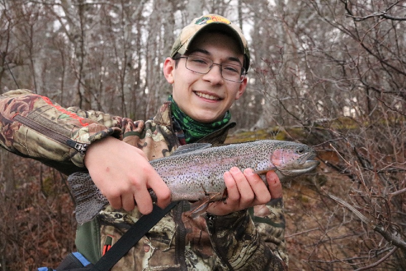 Nice January rainbow 